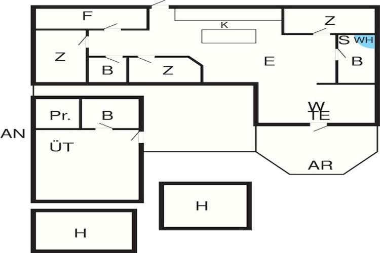 14 Person Holiday Home In L Kken Løkken Εξωτερικό φωτογραφία